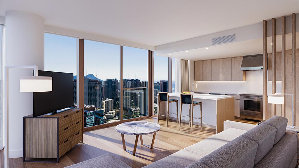 A Look Inside Unit 3001 Renaissance Residences Honolulu